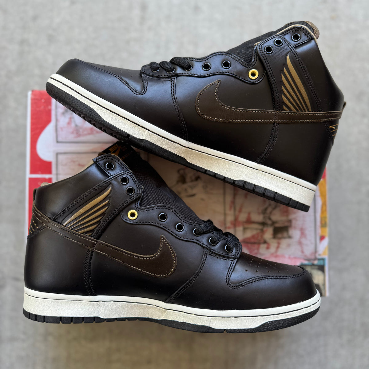Size 12 - Pawnshop Skate Co. x Nike Dunk SB High Special Box
