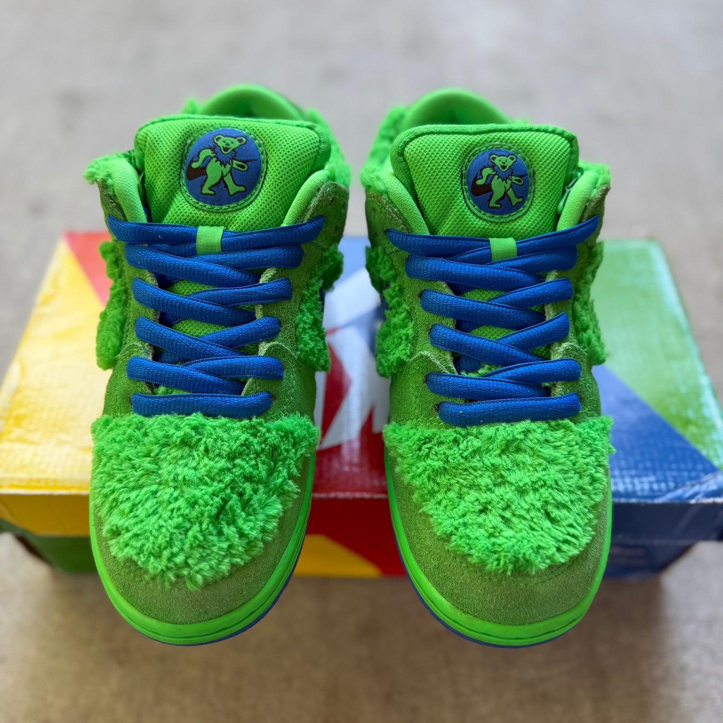 Size 7 - 2020 Grateful Dead x Nike Dunk SB Low “Green Bear”