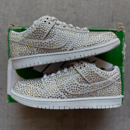 Size 11.5 - 2020 Swarovski x Nike Dunk Low Cactus Plant Flea Market “Pure Platinum”