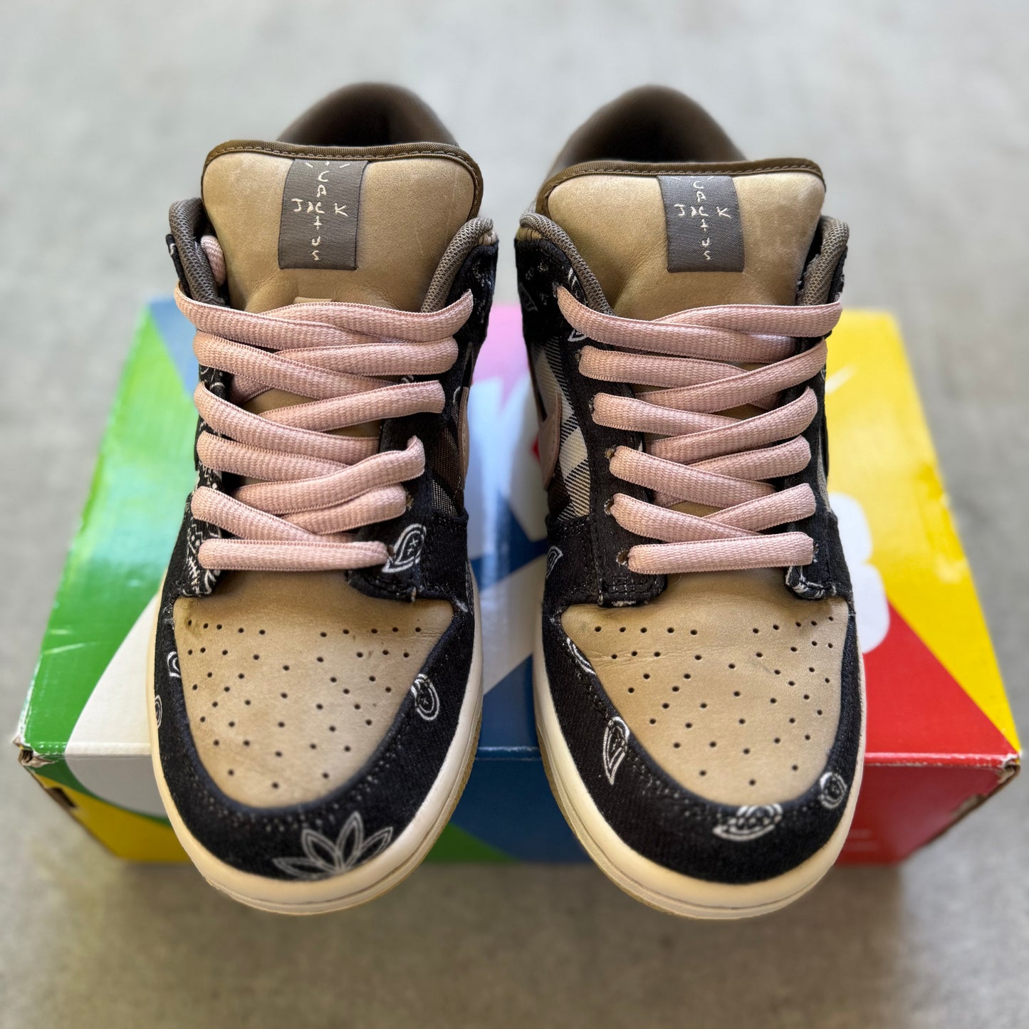 Size 5 - 2020 Travis Scott x Nike Dunk SB Low “Cactus Jack”