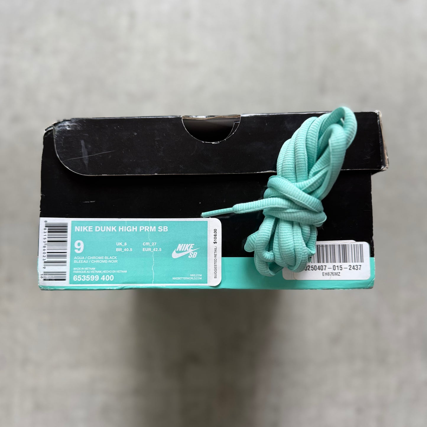 Size 9 - 2014 Diamond Supply Co. x Nike Dunk SB High “Tiffany”