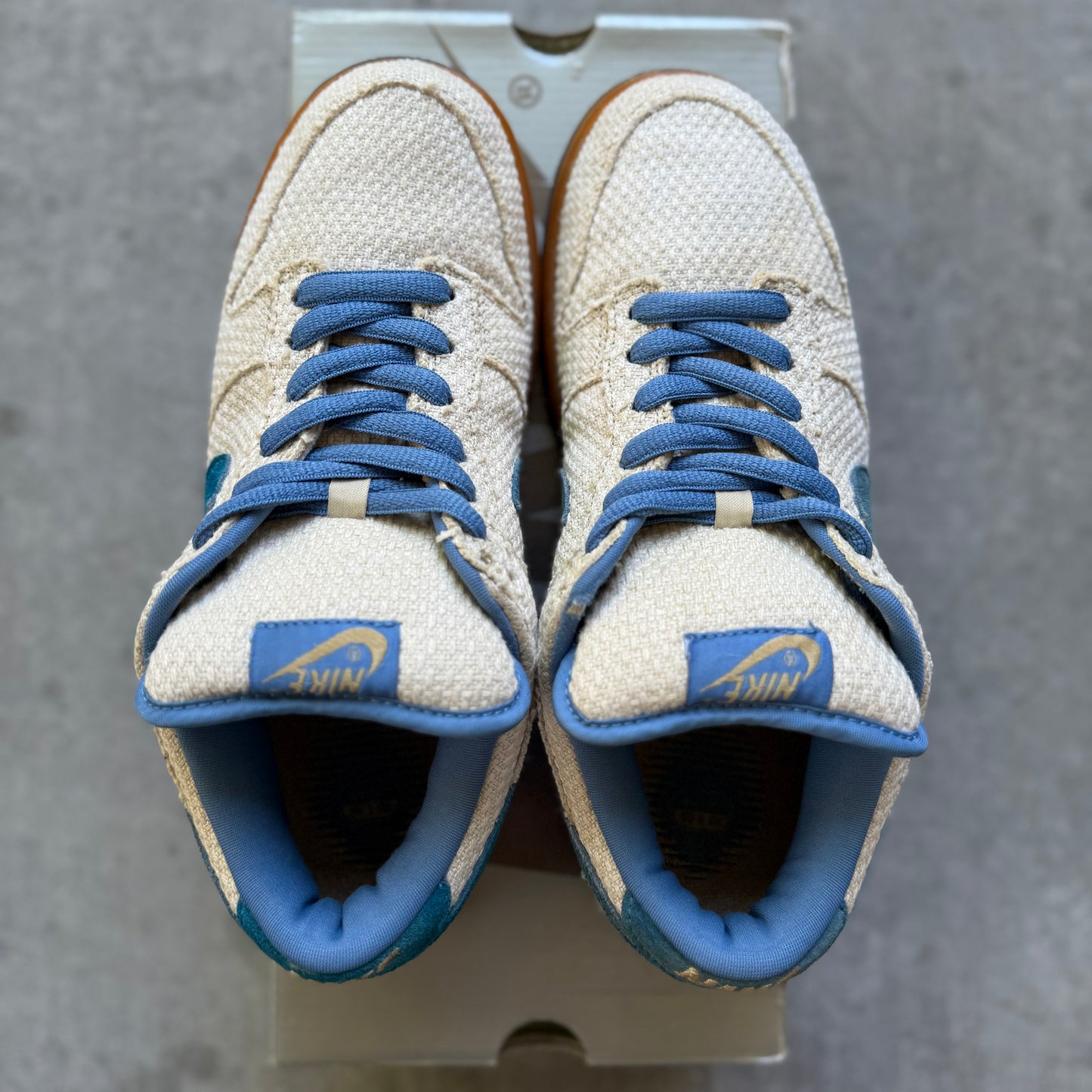 Size 9 - 2004 Nike Dunk SB Low “Blue Hemp”