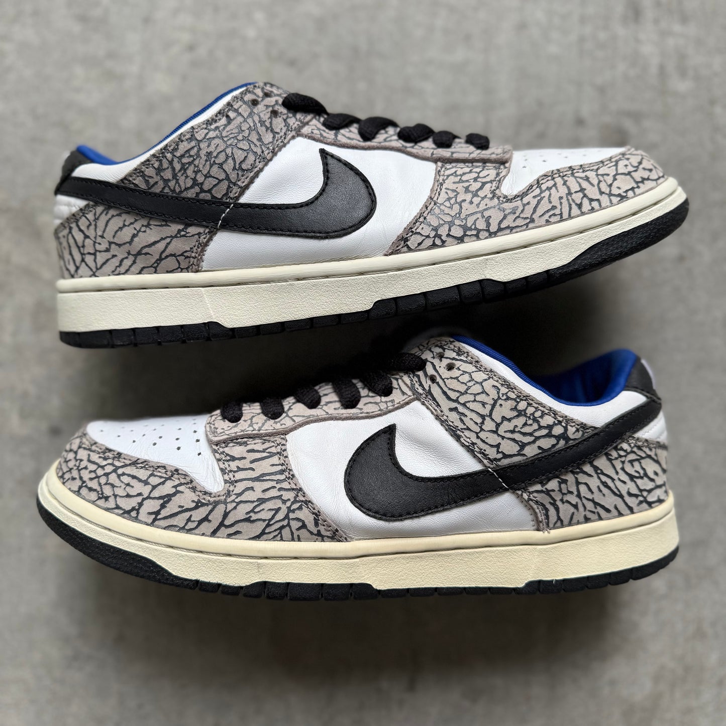 2002 Supreme x Nike Dunk SB Low “White Cement”