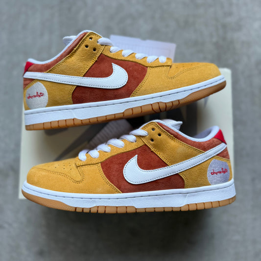 Size 8.5 - 2024 Chocolate Skateboards x Nike Dunk SB Low “Sun / 30th Anniversary” SAMPLE