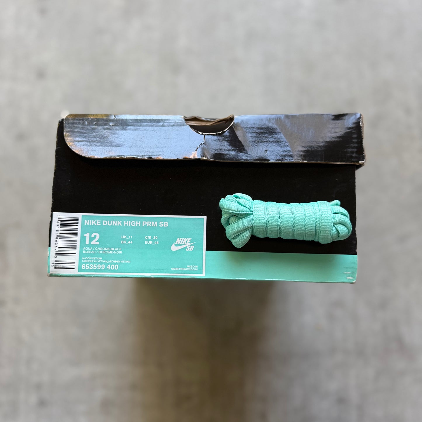 Size 12 - 2014 Diamond Supply Co x Nike Dunk SB High “Tiffany”