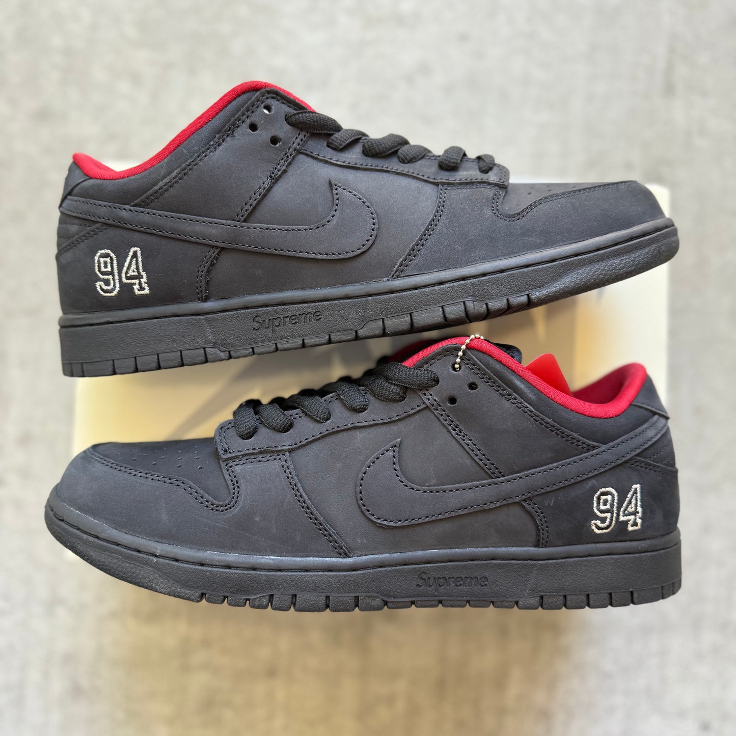 Size 12 - 2025 Supreme x Nike Dunk SB Low “94 Black”