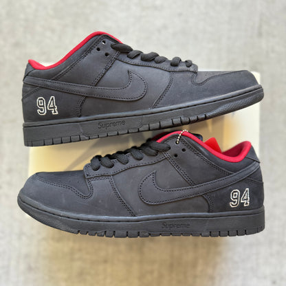 Size 12 - 2025 Supreme x Nike Dunk SB Low “94 Black”