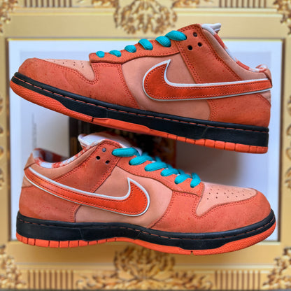 Size 10 - 2022 Concepts x Nike Dunk SB Low “Orange Lobster” Special Box