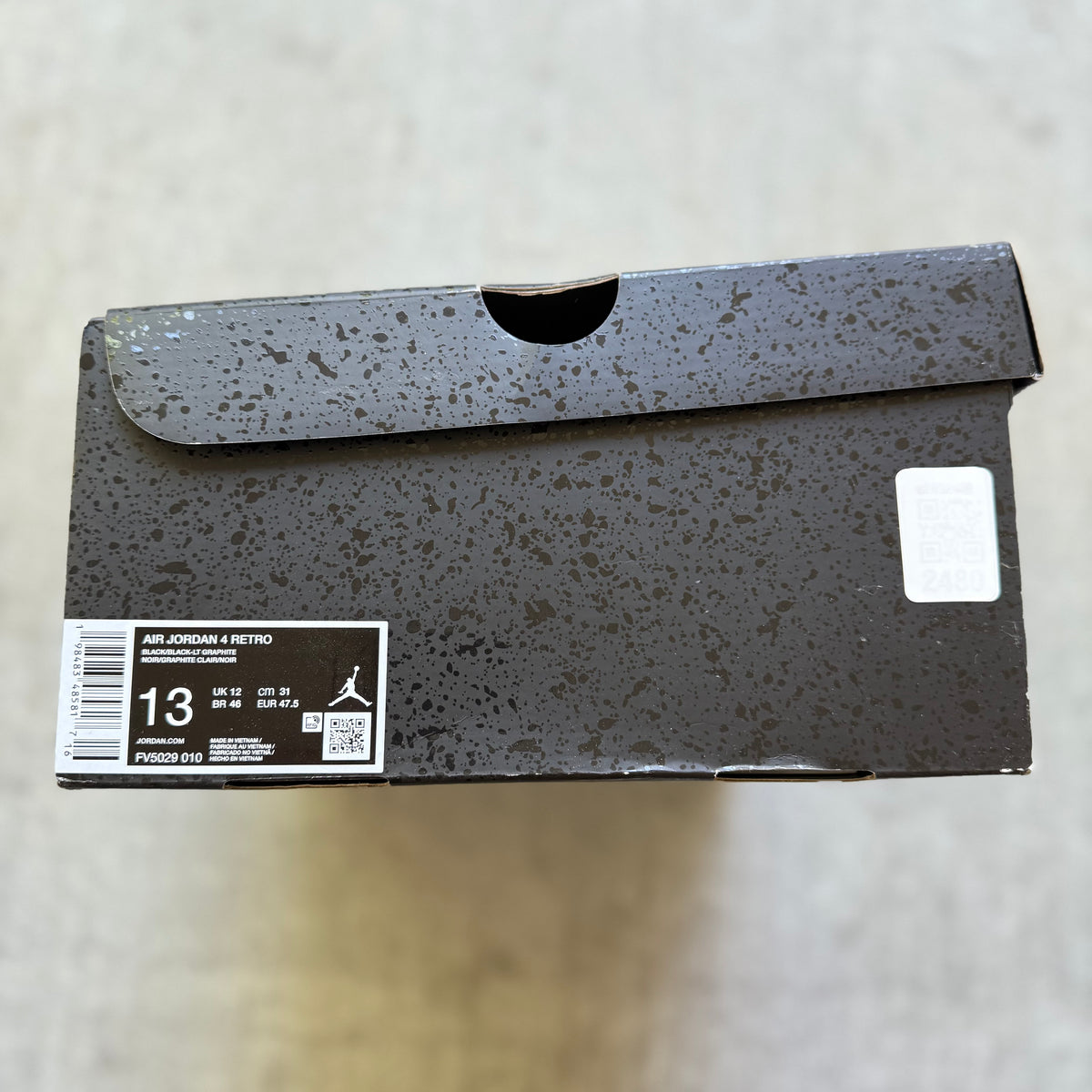 Size 13 - 2025 Air Jordan 4 “Black Cat”