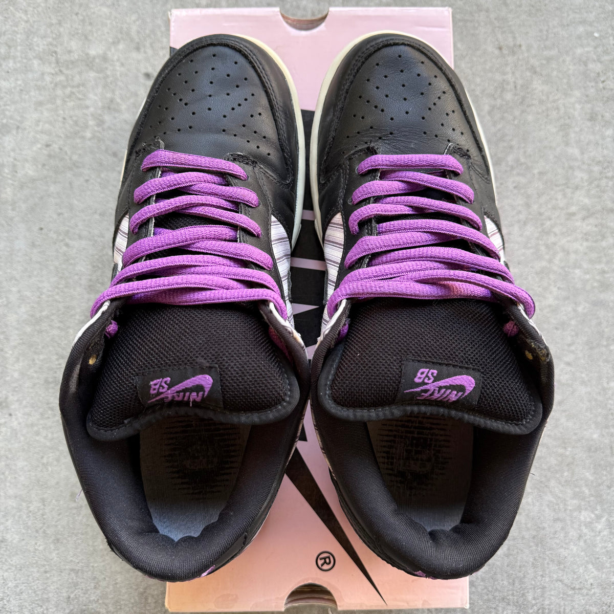 Size 10 - 2005 Nike Dunk SB Low “Purple Avenger”