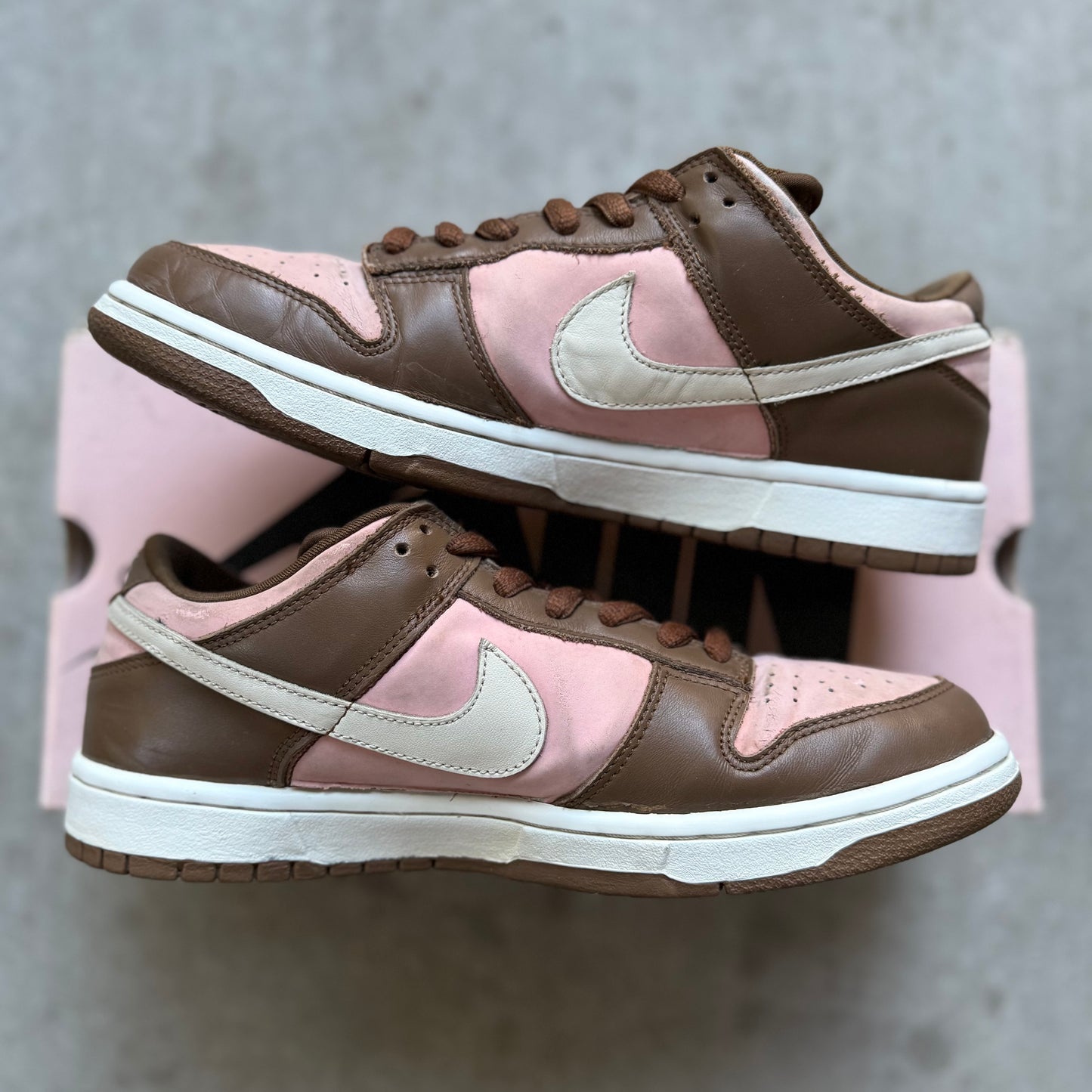 Size 9.5 - 2005 Stussy x Nike Dunk SB Low “Cherry”