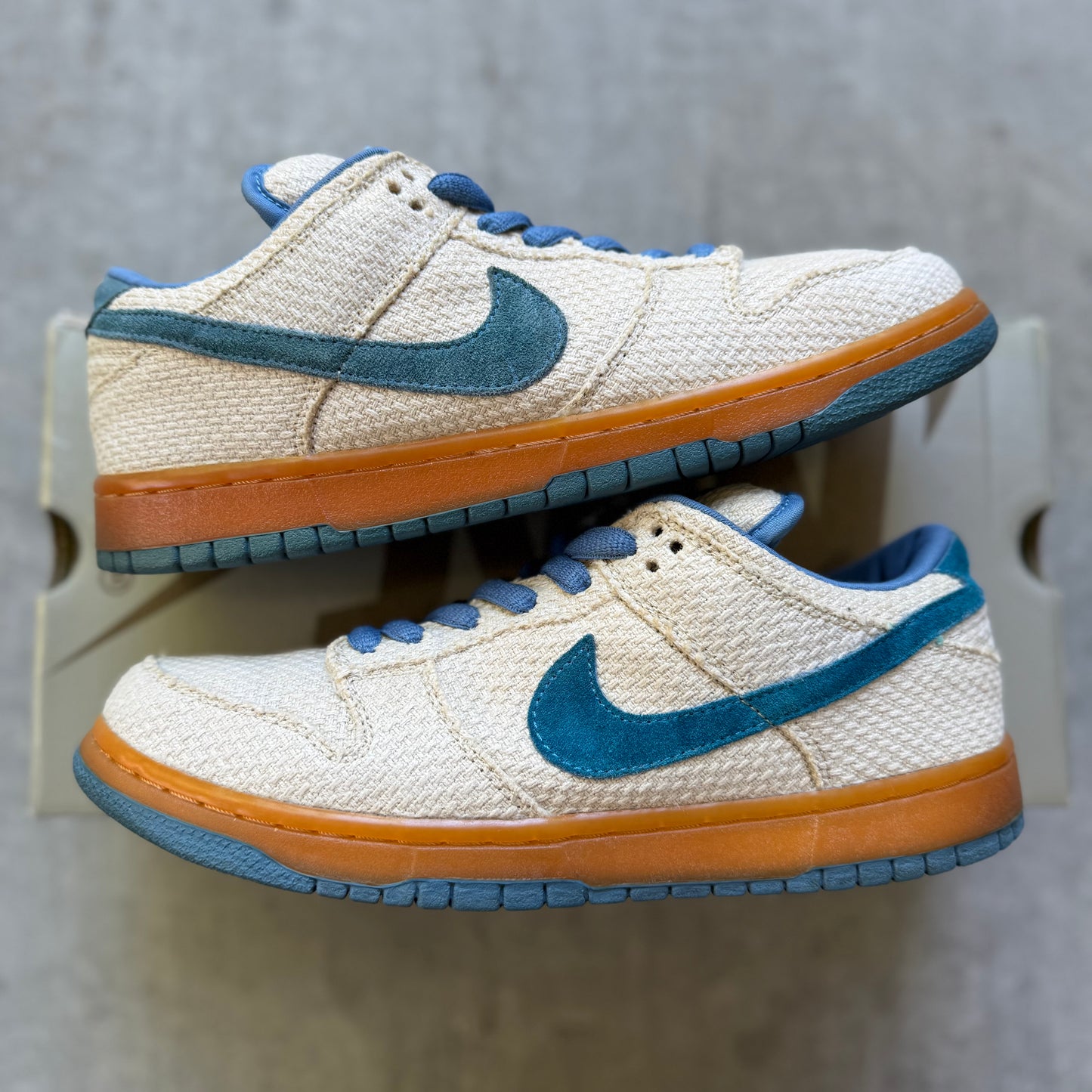 Size 9 - 2004 Nike Dunk SB Low “Blue Hemp”