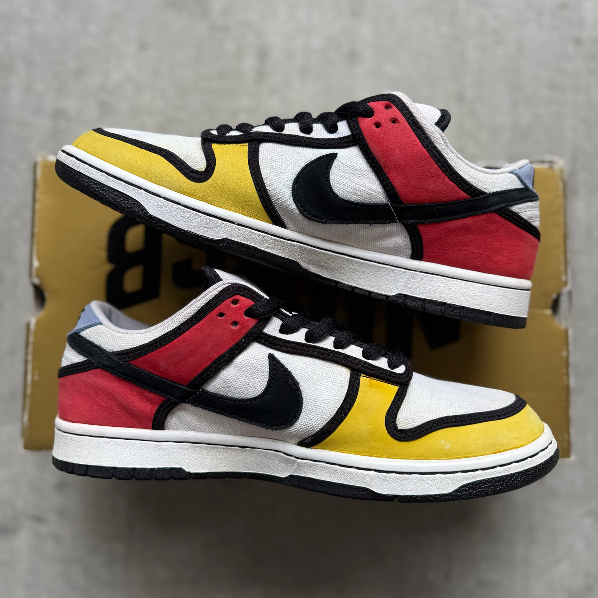 Size 10.5 - 2007 Nike Dunk SB Low “Piet Mondrian”