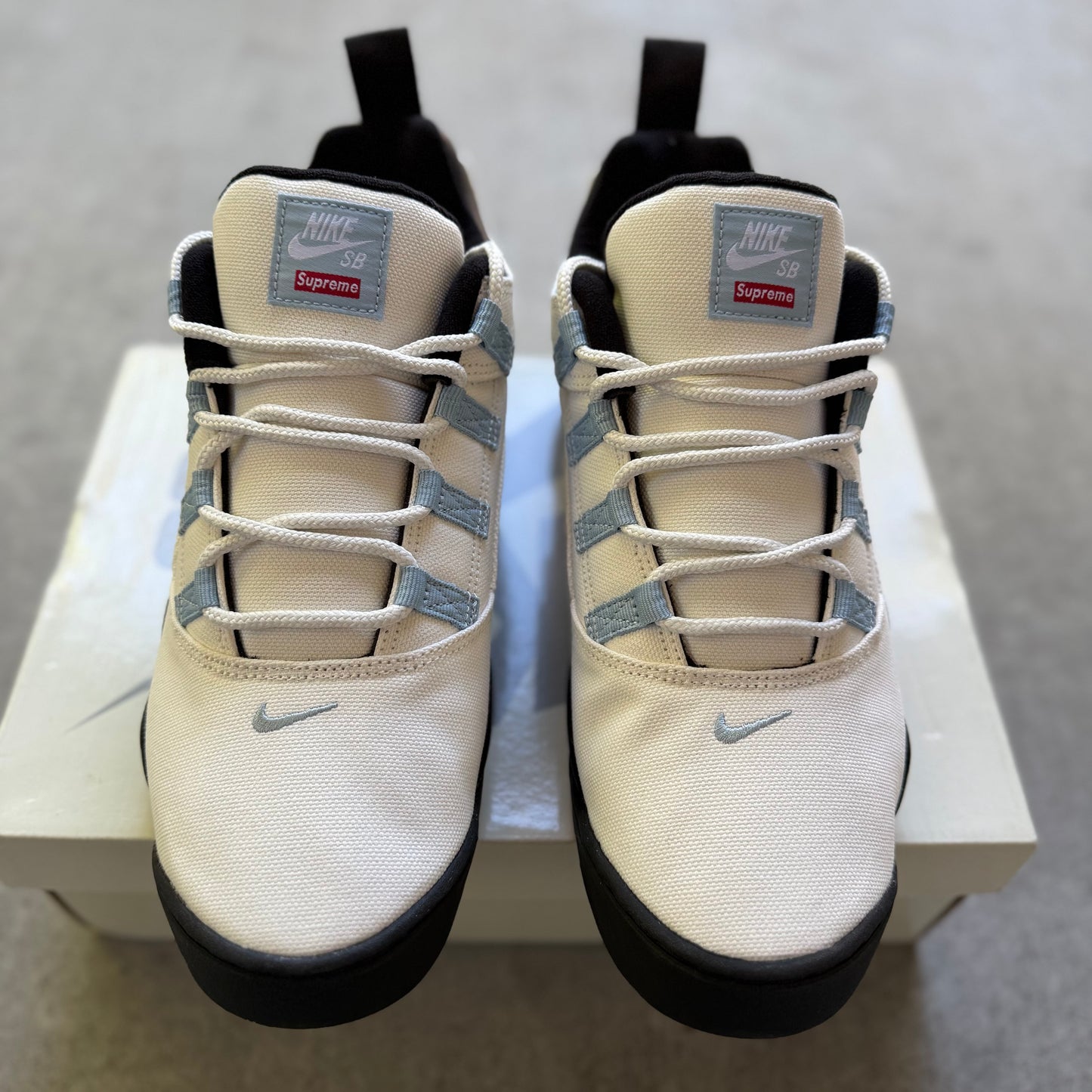 Size 12 - 2024 Supreme x Nike SB Darwin Low “Sail”