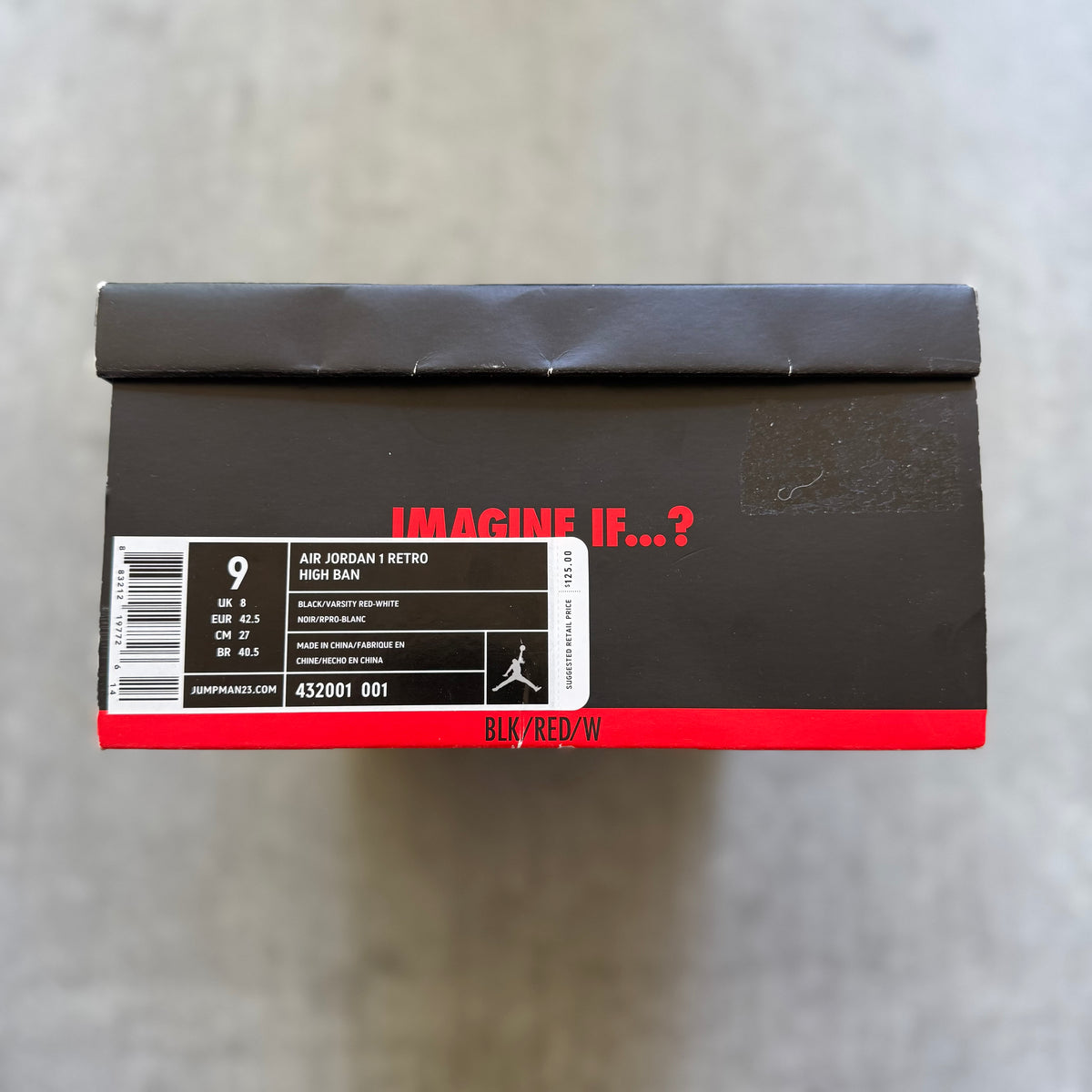 Size 9 - 2011 Nike Air Jordan 1 High “Banned”