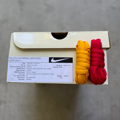 Size 10 - 2024 Chocolate Skateboards x Nike Dunk SB Low “Sun / 30th Anniversary” SAMPLE