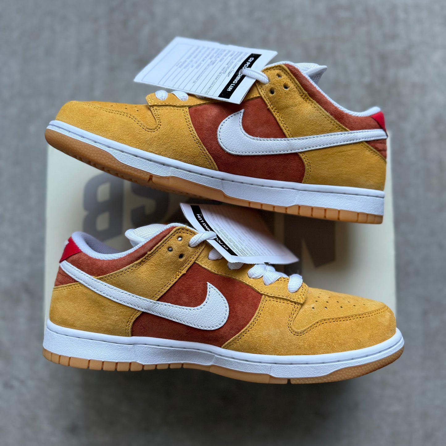 Size 8.5 - 2024 Chocolate Skateboards x Nike Dunk SB Low “Sun / 30th Anniversary” SAMPLE