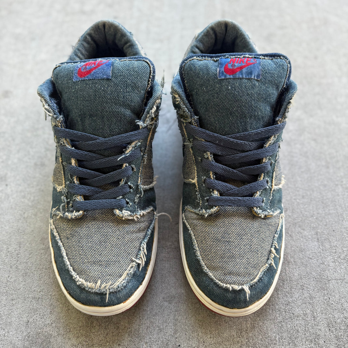 Size 10 - 2006 Nike Dunk Low CL “Denim” Reese Forbes Custom