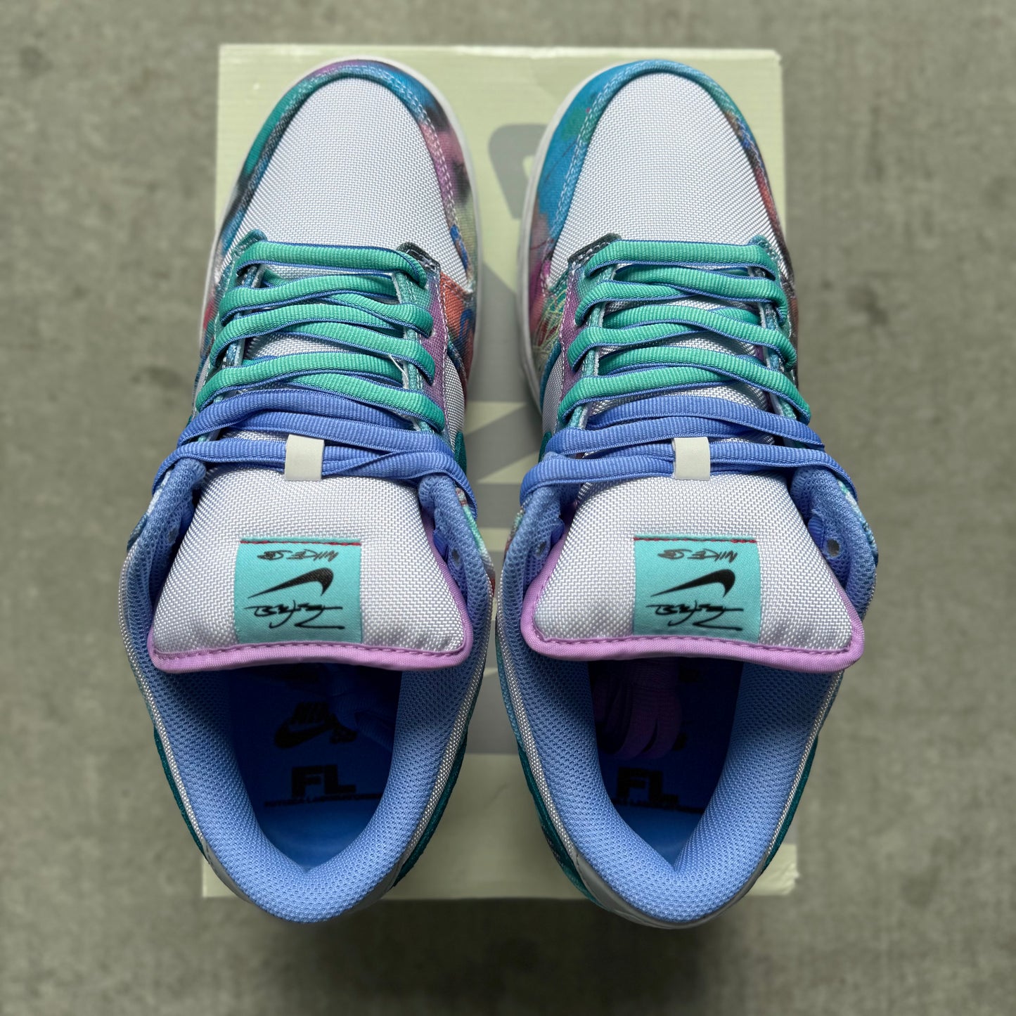 Size 11 - 2024 Futura x Nike Dunk SB Low “Bleached Aqua”