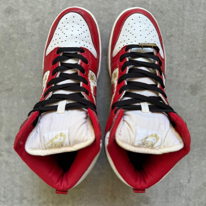 Size 9.5 - 2003 Supreme x Nike Dunk SB High “Red Stars”