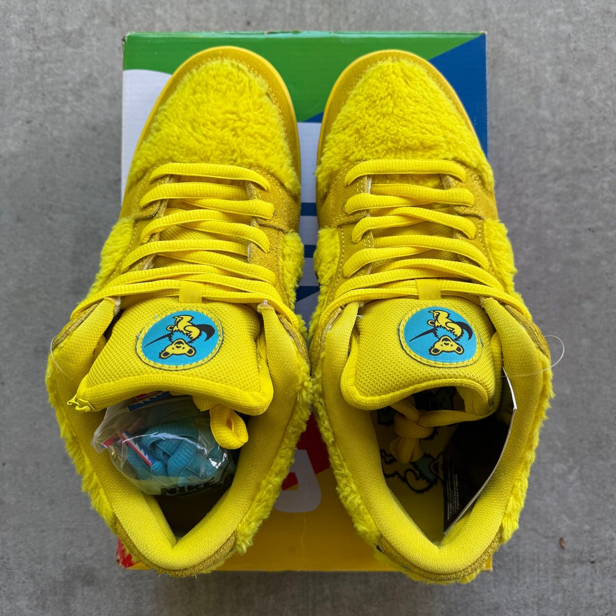 Size 9.5 - 2020 Grateful Dead x Nike Dunk SB Low “Opti Yellow”