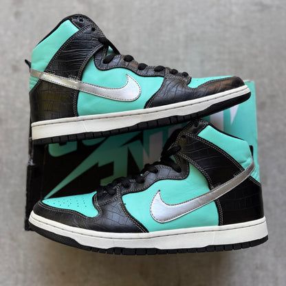 Size 12 - 2014 Diamond Supply Co x Nike Dunk SB High “Tiffany”