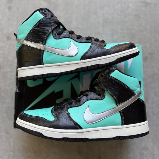 Size 12 - 2014 Diamond Supply Co x Nike Dunk SB High “Tiffany”