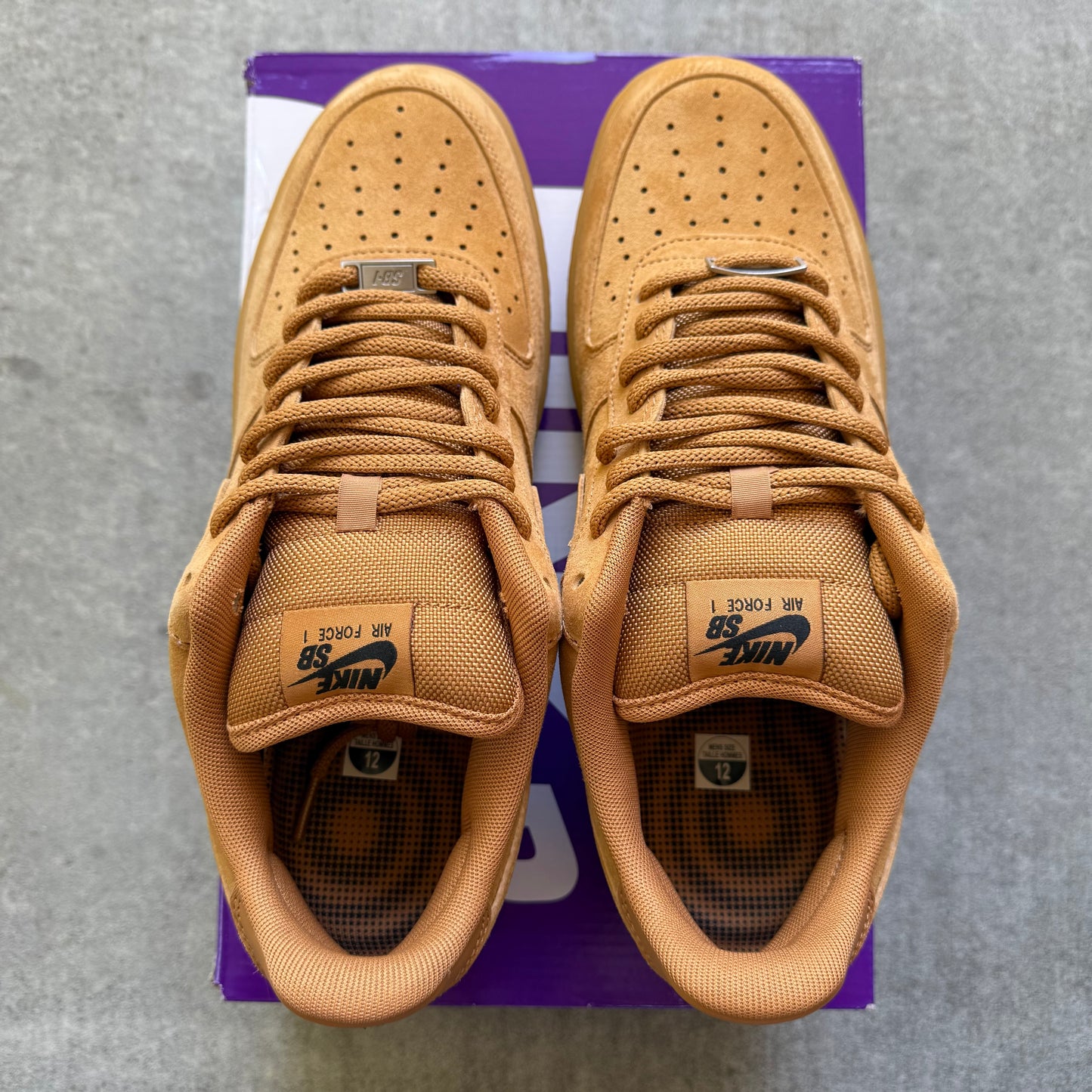 Size 12 - 2026 Nike Air Force 1 SB “Wheat / Flax”