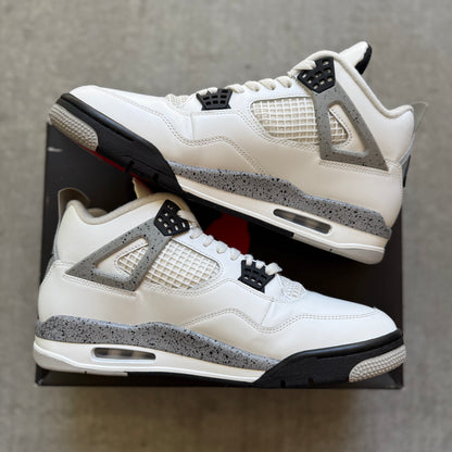 Size 11 - 2025 Nike Air Jordan 4 “White Cement”