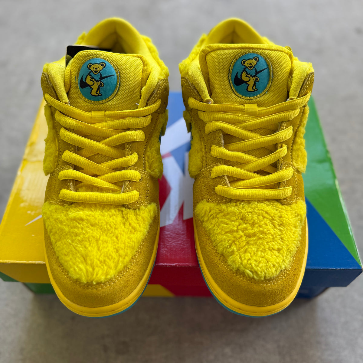 Size 9.5 - 2020 Grateful Dead x Nike Dunk SB Low “Opti Yellow”