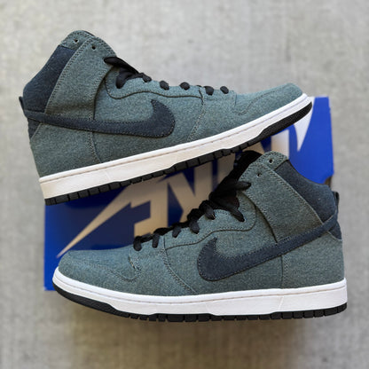 Size 12 - 2005 Nike Dunk SB High “Denim”