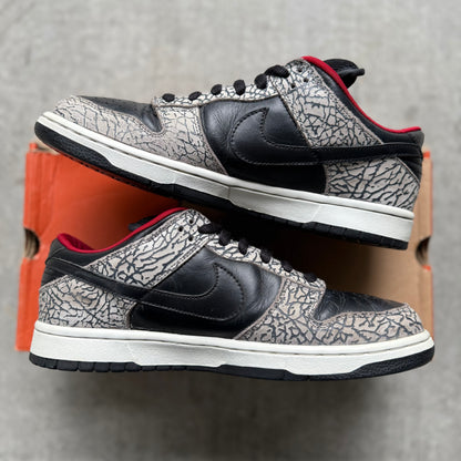 Size 10 - 2002 Supreme x Nike Dunk SB Low “Black Cement”