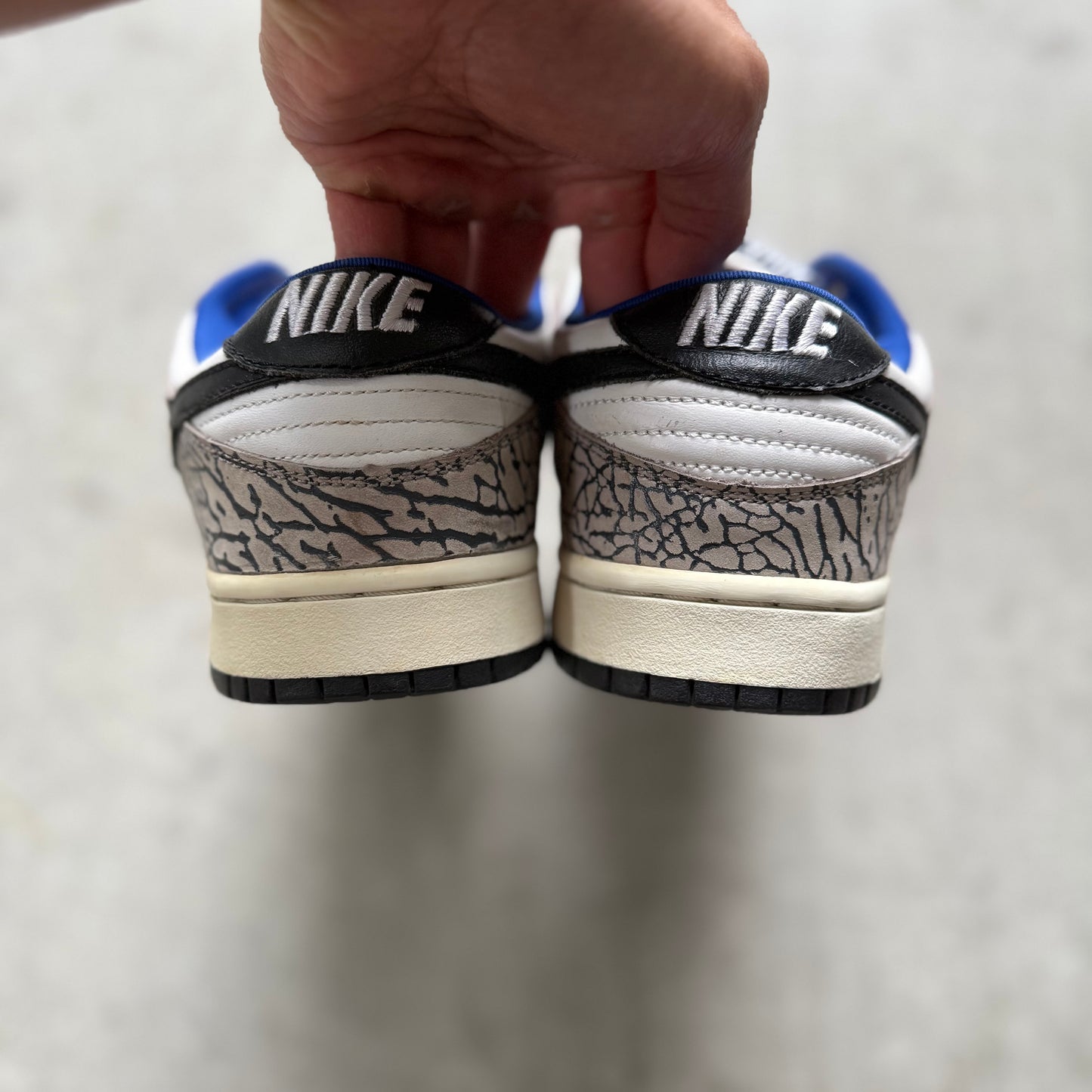 2002 Supreme x Nike Dunk SB Low “White Cement”