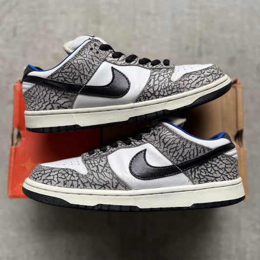 Size 9.5 - Supreme x Nine Dunk SB Low “White Cement”