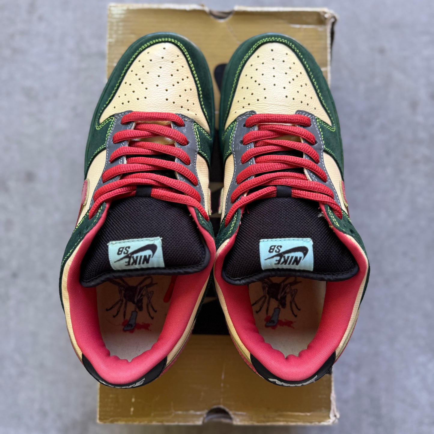 Size 10 - 2008 Nike Dunk SB Low “Mosquito”