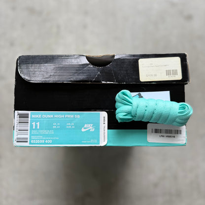 Size 11 - 2014 Diamond Supply Co. x Nike Dunk SB High “Tiffany”
