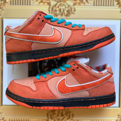 Size 10 - 2022 Concepts x Nike Dunk SB Low “Orange Lobster” Special Box