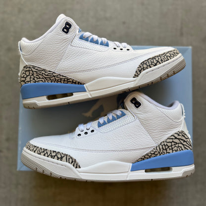 Size 11 - 2020 Nike Air Jordan 3 “UNC”