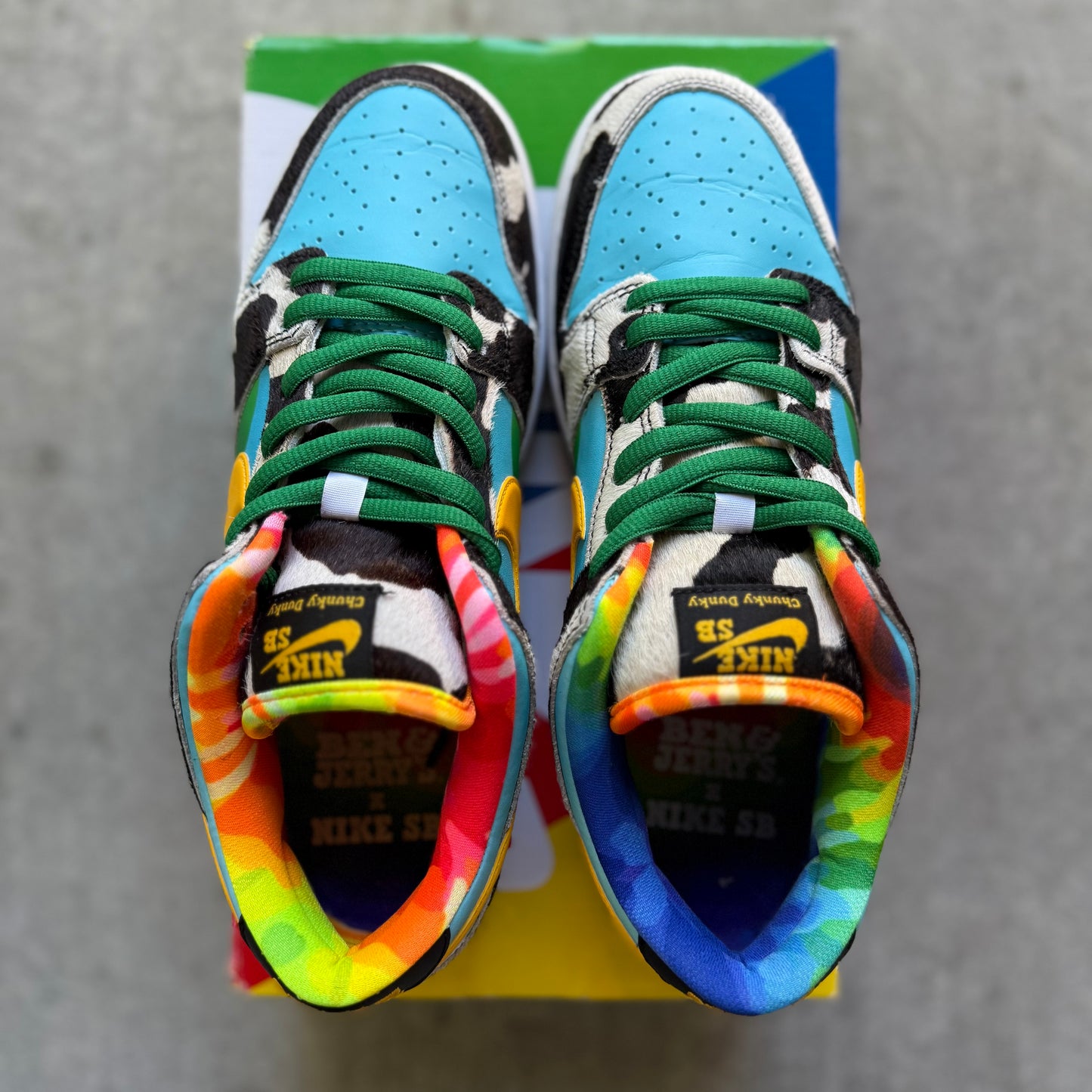 Size 8.5 - 2020 Ben & Jerry’s x Nike Dunk SB Low “Chunky Dunky”