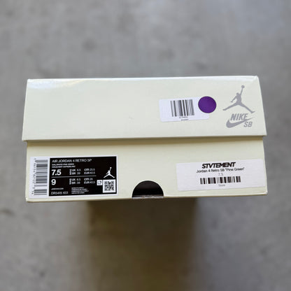 Size 7.5 - 2023 Nike Air Jordan 4 SB “Pine Green”