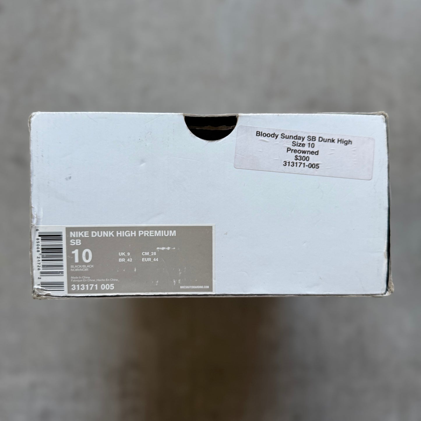 Size 10 - 2007 Nike Dunk SB High “Bloody Sunday”