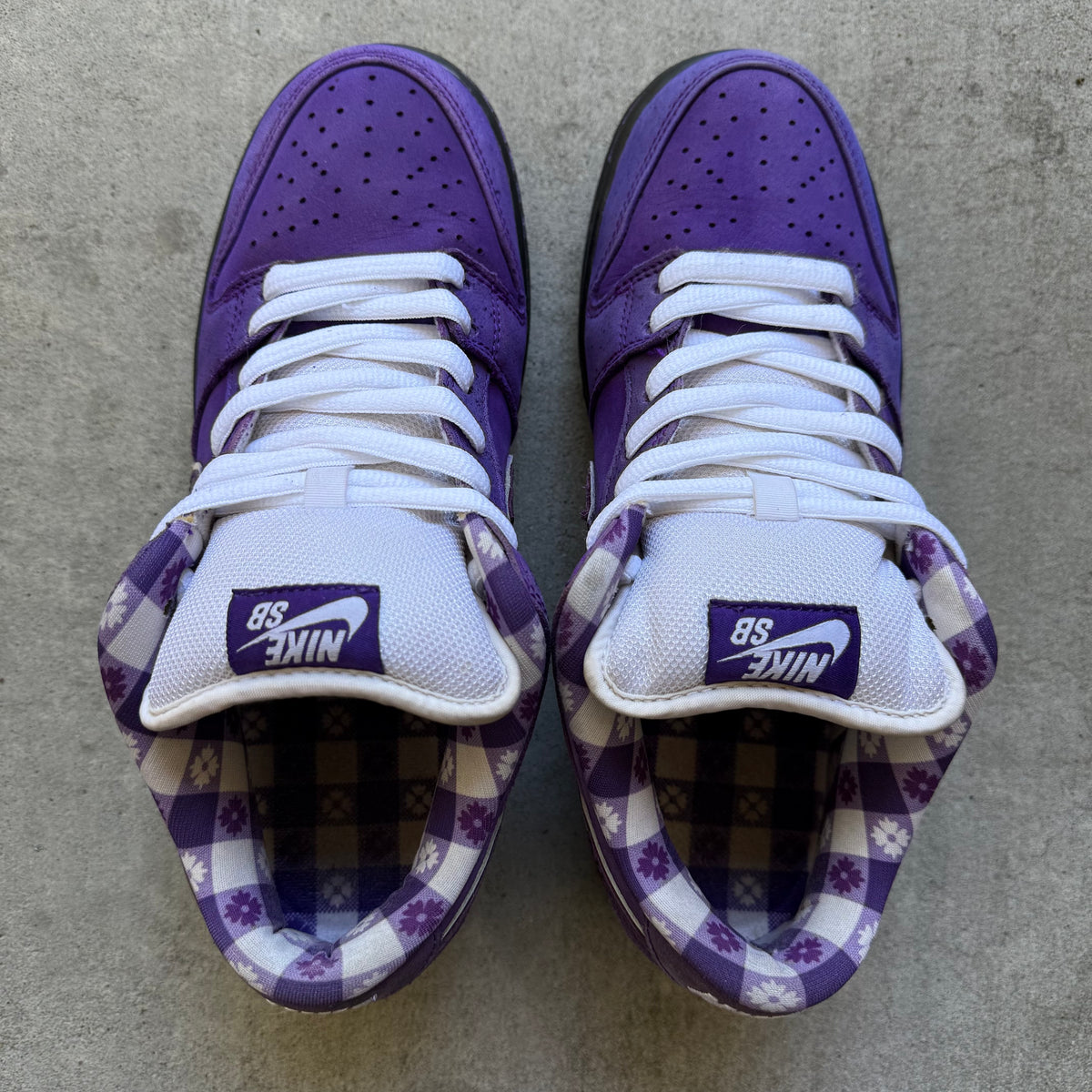 Size 7.5 - 2018 Concepts x Nike Dunk SB Low “Purple Lobster”