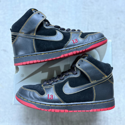 Size 10 - 2004 Nike Dunk SB High “Unlucky”