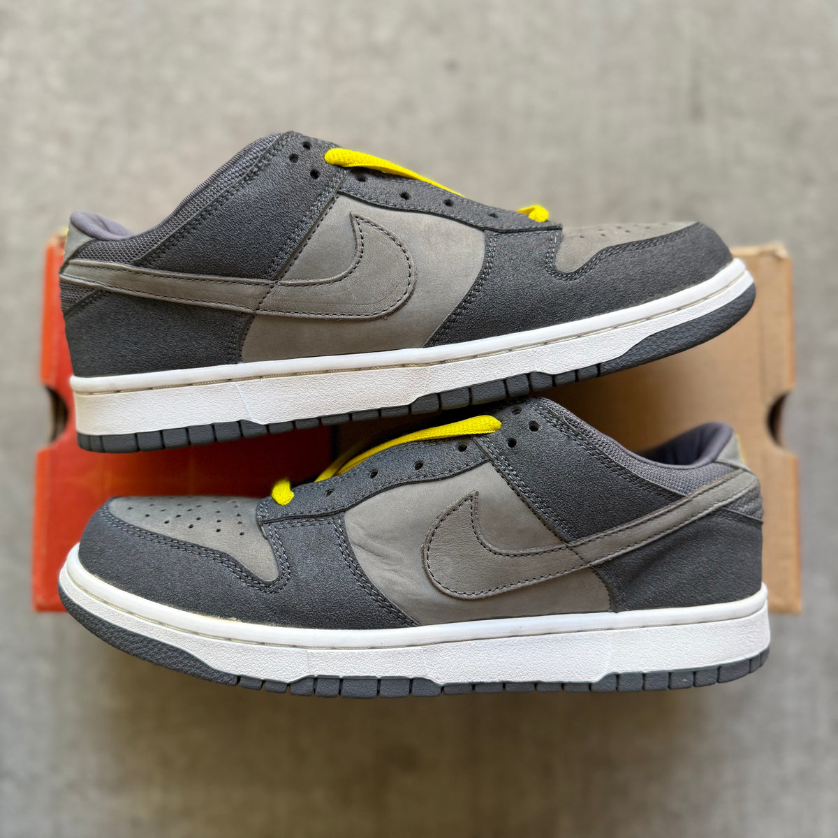 Size 9.5 - 2001 Nike Dunk Pro B “Lightning / Graphite”