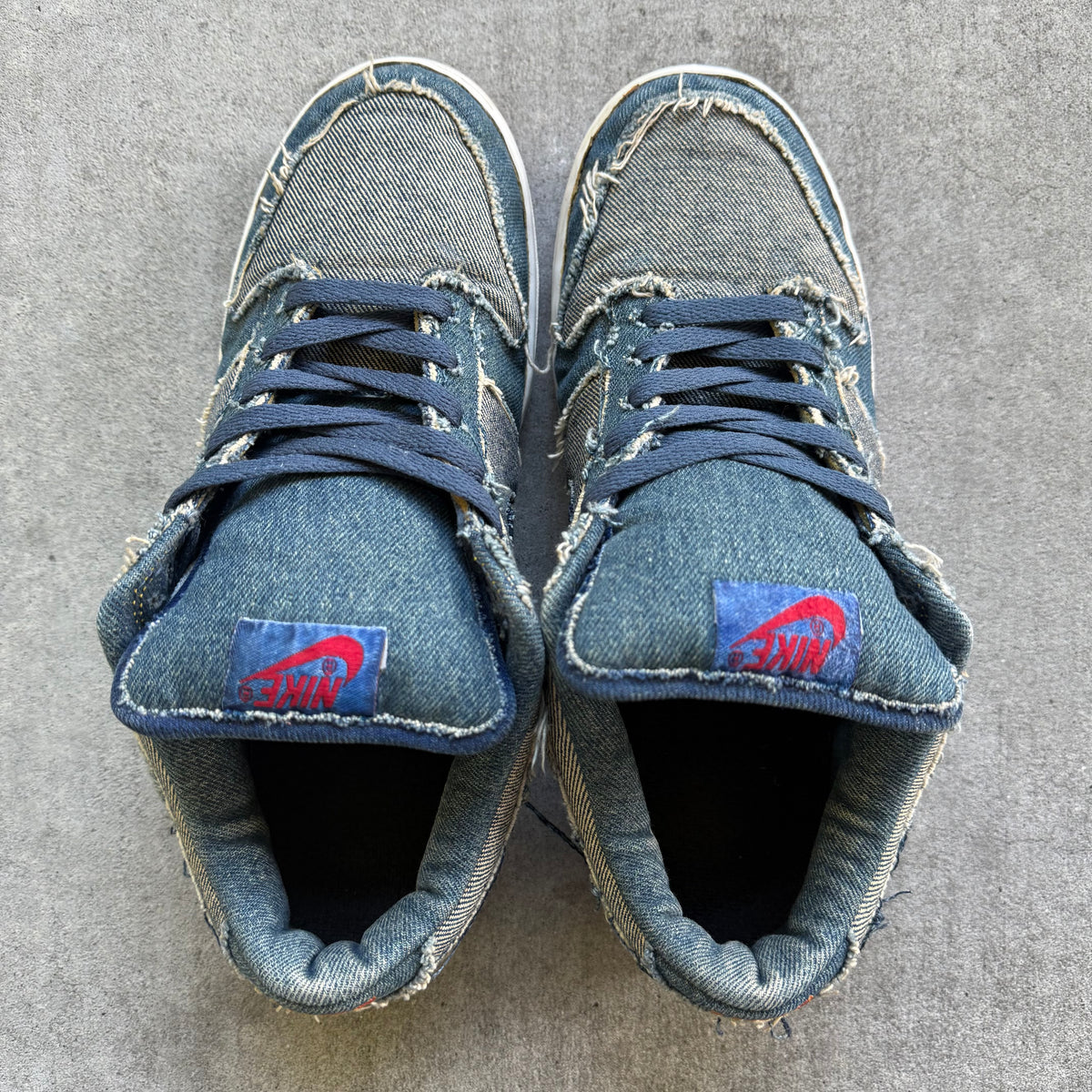 Size 10 - 2006 Nike Dunk Low CL “Denim” Reese Forbes Custom