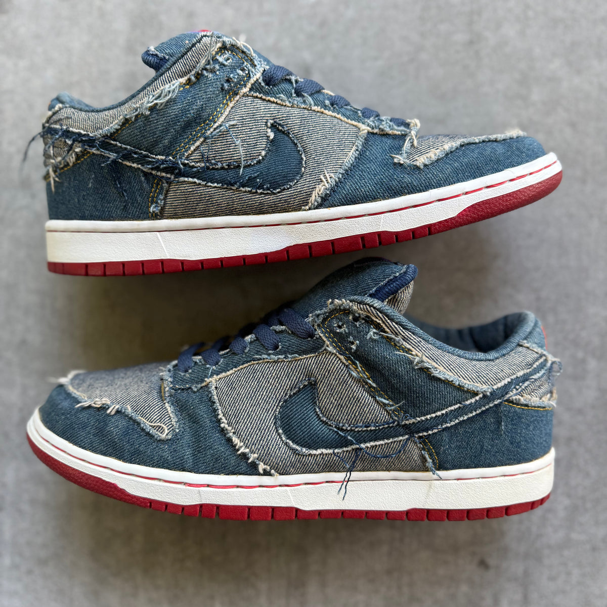 Size 10 - 2006 Nike Dunk Low CL “Denim” Reese Forbes Custom