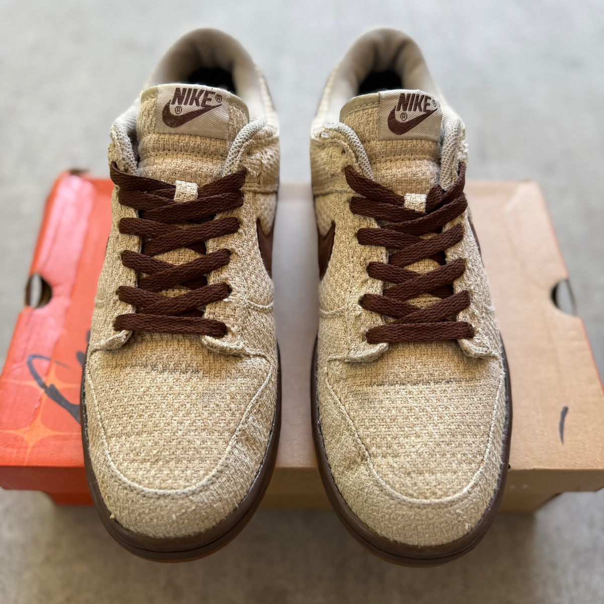 Size 9.5 - 2005 Nike Dunk Low “Hemp”