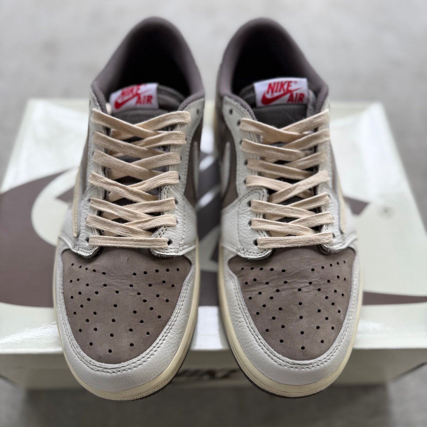 Size 8.5 - 2020 Travis Scott x Nike Air Jordan 1 Low “Reverse Mocha”