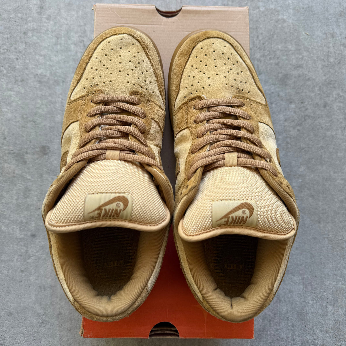 Size 9 - 2002 Reese Forbes x Nike Dunk Low “Wheat”