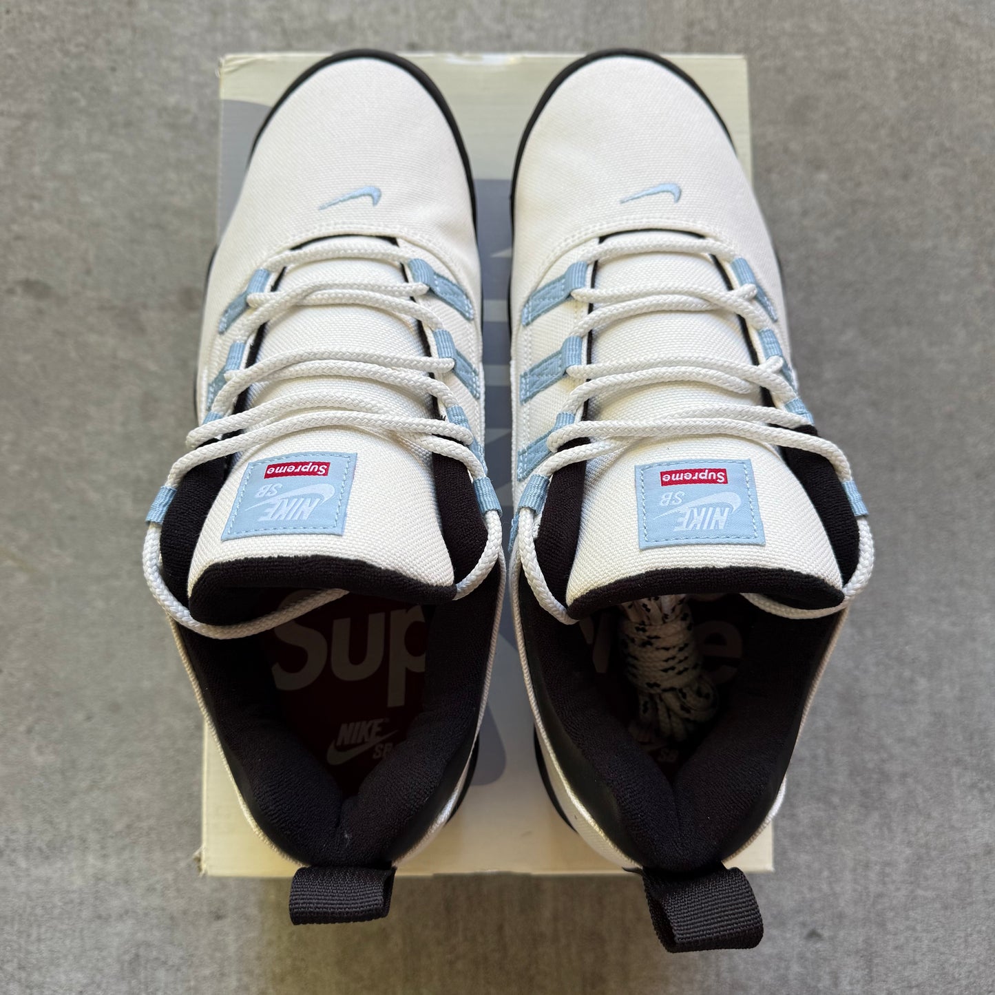 Size 12 - 2024 Supreme x Nike SB Darwin Low “Sail”